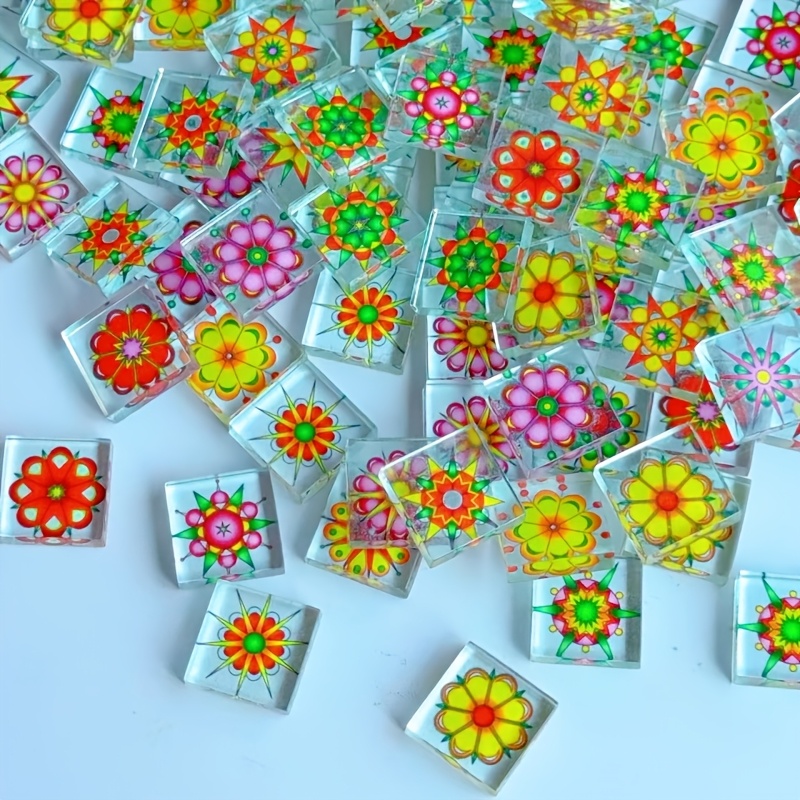 Photo Mosaic Print - 100/200 جرام من مواد الفسيفساء الشفافة،
