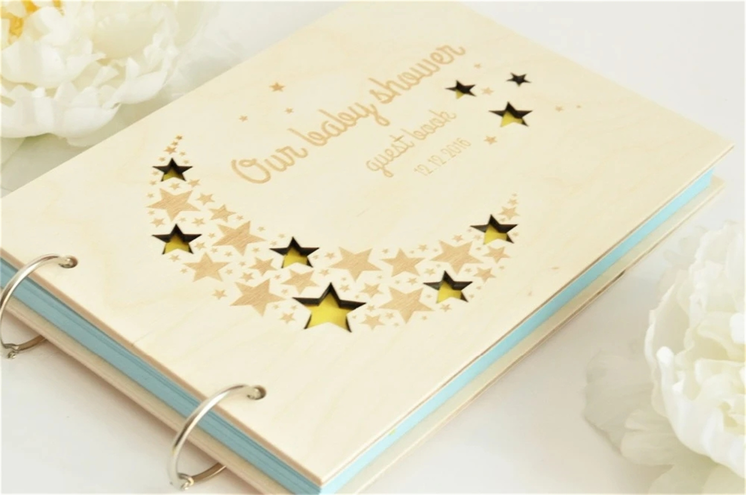 تخصيص أي نص عبر الخشب استحمام  - مراجعة Custom Photo Book وسعره